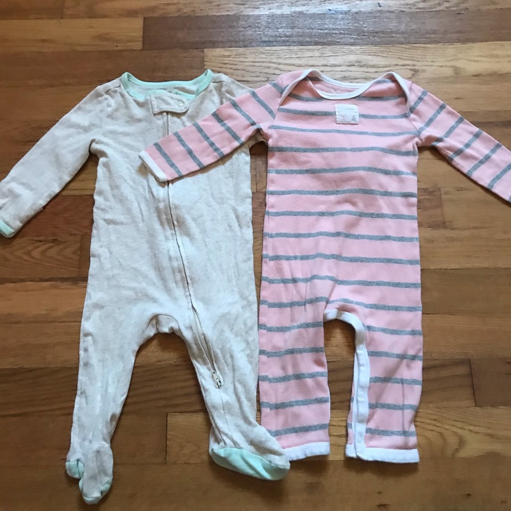 Baby girl pajama bundle 3-6mo